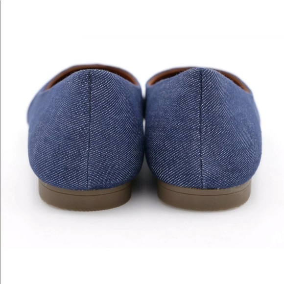 Vionic Gem Caballo Denim Blue Slip On Ballet Flats - Picture 5 of 6